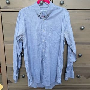 Southern Tide Mens Blue Button Down Oxford Size Medium
